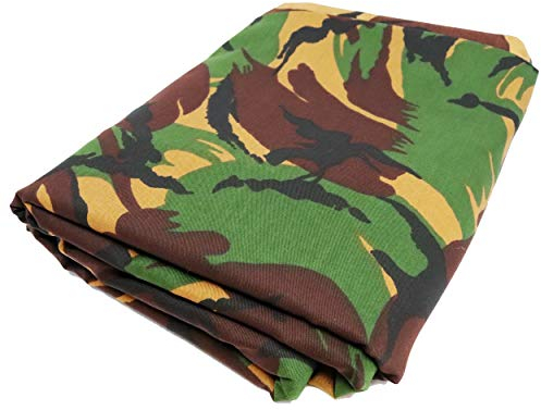 TODA Camouflage Stoff Meterware Tarndruck Flecktarn Militär NATO | reißfest | witterungsbeständig | Mischgewebe British DPM