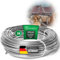 Novaliv 57 Meter Aluminiumdraht 5mm Silber, Basteldraht ideal als Biegedraht zum basteln, Vielseitig für DIY-Projekte und Dekorationen, 19m Rolle Dekodraht, Schmuckdraht, Blumendraht, Laternendraht