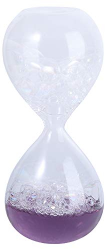 Hemoton Flüssigkeit Motion Bubbler Timer Blase Sanduhr Action Flüssigkeit Timer für Sensorischen Spielen Zappeln Spielzeug Hause Büro Tisch Dekoration Rosa
