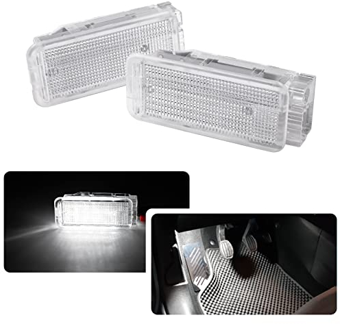 njssjd 2 x LED-Kofferraumbeleuchtung für Peugeot 1007 206 207 306 307 308 3008 406 407 5008 607 806 807 RCZ Expert