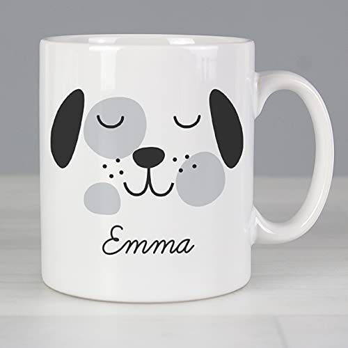 Ceylon Teabox Personalised Cute Dog Face Mug Personalised Mug Gift Personalised Mug