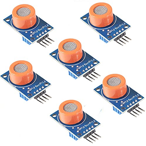 6 unids MQ-3 MQ3 módulo sensor de alcohol aliento detector de gas etanol detección para Arduino Raspberry Pi ESP8266 MQ2 5V DC
