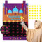 Seasboes Ramadan Kalender Countdown, Ramadankalender 2024, Ramadan Adventskalender, 30 Tage Eid Mubarak Kalender Filz, Countdown Eid al-Fitr Ramadan Deko, Ramadan Mubarak Adventskalender für Kinder