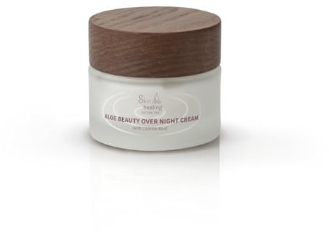 Pinsky & Sons – Nachtcreme Aloe Beauty Over Night – Parfümfreie Naturkosmetik mit BIO Extrakten 50ml Nachtpflege für Damen & Herren – Regenerierende Gesichtspflege – intensiv feuchtigkeitsspendend