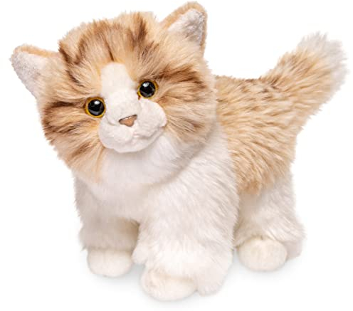 Uni-Toys - Kätzchen, stehend (beige-weiß) - 18 cm (Länge) - Plüsch-Katze - Plüschtier, Kuscheltier