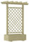 LAPOOH Pergola mit Pflanzkasten, Rosenbogen, Rankgitter, Rankhilfe, Spalier, Garden Arch, Gartenbogen, Gartenpergola, 162x56x204 cm Holz