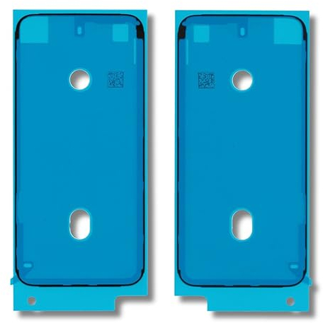 jbTec Kleber Display kompatibel mit Apple iPhone 8 / SE 2020 - Front Klebepad Klebefolie Dichtung Cover, Farbe:Schwarz