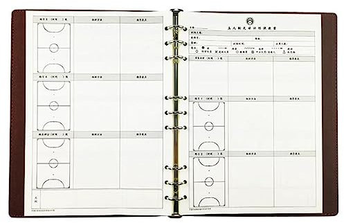 SATRJT Fußball-Taktik-Notizbuch Fußball-Trainings-Notizbuch Fußball-Trainer Sportlehrer Planungsnotizbuch
