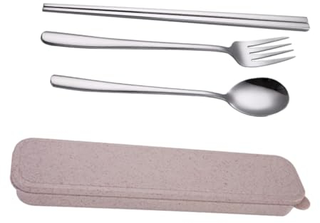 Cabilock vajilla de llave inglesa kit de vajilla suministros de cocina cubiertos para acampar Regalo talheres aco inocidavel kit cubiertos camping mostrada coreano Cuberteria Palillos