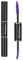 Mascara Multi Colour Waterproof Mascara Long Lasting Sweatproof Volume Mascara Eye Makeup (Viola)