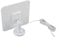 Zilimontt 5W 5V Solar Panel Charger For Ring Video Doorbell Solar Charger With Charging Cable,Solar Charger Provides Charging Video Doorbell Battery(White)