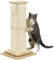 PawHut 3-in-1 Kratzstamm, 67cm Kratzsäule, Sisal-Katzenkratzbaum mit Spielball, Kratzbaum für Katzen, Katzen Kratzmöbel, Indoor, Eiche
