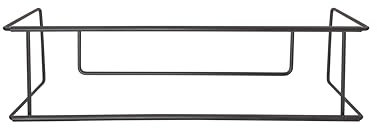CM Garden - Balconcillo para Macetas, Portamacetas Ventana, Protector de macetas Ventana, Extensible 62-101 cm, Acero Lacado, Negro Mate | Incluye Tornillería