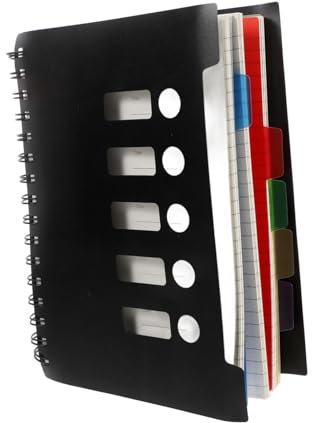 DIYEAH 150blätter Notizbuch Mit Spiralenbindung College-liniert Tagebuch Für Schule Und Büro Aus Pp Papier Und Eisenmaterialien Pro Buch