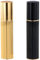Amexo 10ML Atomizador de perfume rellenable, Elegante e intelectual atomizador perfume, Portátil y elegante frasco perfume recargable adecuado para viajar y llevar contigo, negro y oro