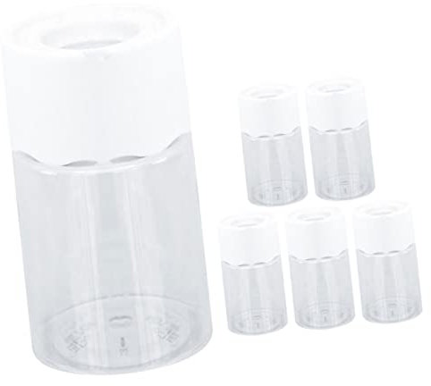 VICASKY 6stücke Transparente Kunststoff Pflanzentöpfe Hydrokulturtopf Hydroponische Blumentöpfe Für Anzucht Und Dekoration