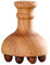 Brosse de massage naturelle d'acupression pour la relaxation du corps, du cou, du dos, des épaules