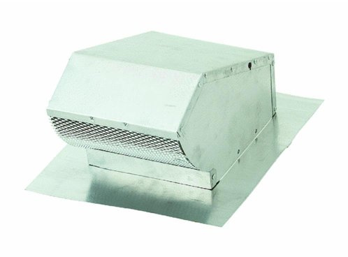 Range Hood Roof Cap, Mill Finish, Up to 7 Round