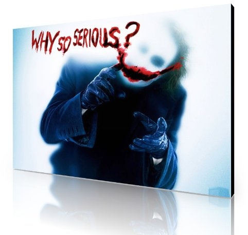 Große Dark Knight Leinwand Galerie Stil 76,2 x 50,8 cm A1