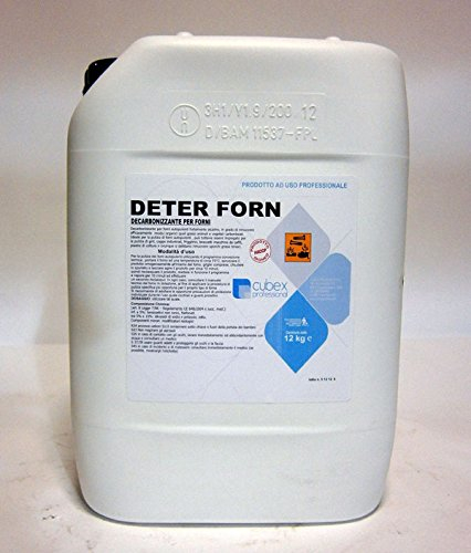 DETER FORN Detergente detersivo ecarbonizzante per forni autopulenti 12 kg