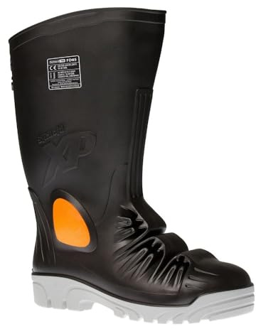 Portwest Portwest Mettamax Safety Wellington S5 M, Size: 43, Colour: Black, FD85BKR43
