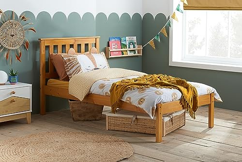 Birlea Denver Low End Bed, Wood, Pine, Single