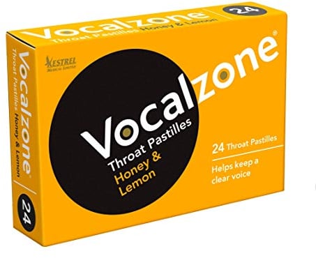 Vocalzone Zitronen-Honig-Pastillen 24 Stück