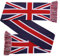Euroscarves UK Strickschal mit Union Jack-Flagge für Briten, Unisex, Acryl, 144,8 cm lang, 17,8 cm breit, Blau / Weiß / Rot