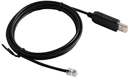 Meade 505 Teleskop-Kabel zur Verbindung mit PC, CP2102, USB RS232 auf 4P4C RJ10, Adapter-Steuerkabel, kompatibel mit ETX-90 ETX-125 LXD75 LX80 LX90 497 AutoStar Länge: 100 cm.