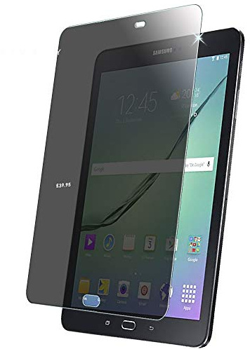 TECHGEAR Anti Spy Screen Protector Compatible for Samsung Galaxy Tab S2 9.7 (SM-T810 Series) - PRIVACY GLASS Edition Genuine Tempered Glass Screen Protector Guard Cover
