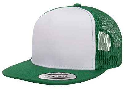 Yupoong Herren Classic Trucker Cap Front Mütze, Kelly/White/Kelly, Einheitsgröße