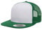 Yupoong Herren Classic Trucker Cap Front Mütze, Kelly/White/Kelly, Einheitsgröße
