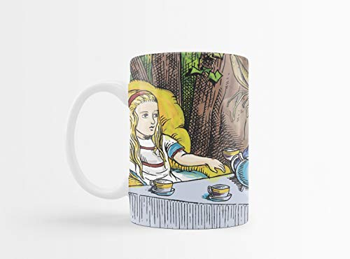 Alice im Wunderland Partytasse mit Hutmacher-Motiv