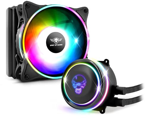Spirit Of Gamer – LIQUID FORCE 120 ARGB - Kit WatercoolingpPour Processeurs Intel Et AMD – Rétro-Eclairage RGB Adressable 3 Pin / 5 Volts – Ventilateur 120mm