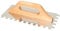 KOTARBAU® - Spatola dentata in acciaio inox, 280 x 130 mm, denti da 12 x 12 mm, con manico in legno