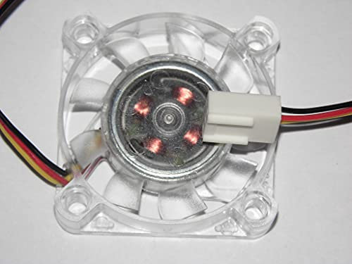 Zyvpee® 40mm A4010-45CB-3AN-L1 PL40S12L-3 12V 4cm 0.12A 3Wire with LED Cooling Fan