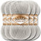 Hobby YARN Alize 5x 100g Angora Gold Türkische Premium Wolle Dünne Mohair aus Schurwolle Babywolle als Strickgarn Handstrickgarn Einfarbig Uni Yarn (Smoky | 652)