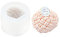 Q/A Wollknäuel Kerzenform - -Aromatherapie-Garnknäuel-Design, handgefertigte Formen zur Kerzenherstellung, Schokoladenform,Silikonformen für Strickwolle zur Herstellung von Schokolade, Kuchen, Zmky