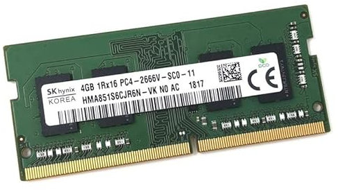 Hynix 4GB RAM DDR4 PC4-21300S HMA851S6CJR6N-VK SODIMM PC portatile