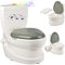 alles-meine.de GmbH Kindertoilette/Töpfchen Spülgeräusch + Licht Fische & Seepferdchen mit Wasserspülung Sound - Nachttopf/Babytopf - mit Deckel - weiß - Musik - Toilet..