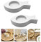Oblique Unique® Teelichthalter Fisch 2er Set Kerzenhalter Fische aus Holz - Tisch Dekoration für Taufe Kommunion Konfirmation Taufdeko (Weiß)