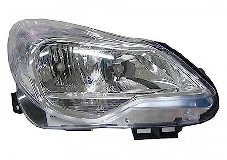DM Autoteile 148648 Hauptscheinwerfer Frontscheinwerfer rechts H1 H7 Motor kompatibel für Opel Corsa D (S07)