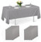 Tvvcalk 10 Stück Einweg Tischdecke Plastik Wasserdicht für Hochzeit, Party, Kindergeburtstag, Bierzeltgarnitur - 137 x 274 cm