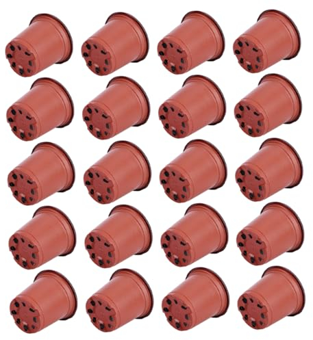 Kisangel Tasses De Plantation De Fraises - 100 Pots De Pépinière en Plastique Croissance Facile des Racines sans Danger pour La Transplantation Idéal pour