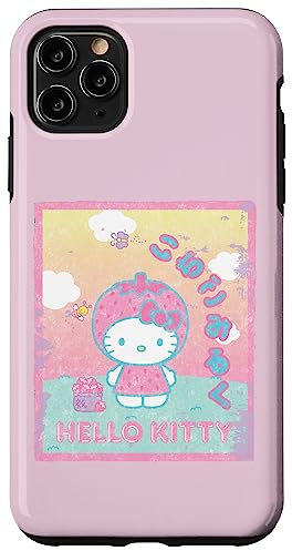 Hülle für iPhone 11 Pro Max Hello Kitty Erdbeermilch