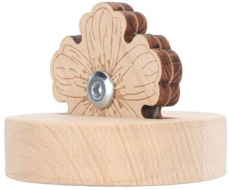 Daisy Desktop Thread Cutter Flower Wood Carving Thread Cutter Tools Thread Cutter Multipurpose Efficient Weaving Tools and Accessories Safe Tabletop Yarn Cutter with Blade Saver