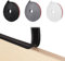 U-Form Selbstklebend Möbelkantenband, 5m×9mm Flexible TPE Faltbarer Kantenschutz für Schrankkanten, Möbelkantenleiste für Tisch Schränke Stühle Regale Restaurierung (Schwarz, 9mm×5m)