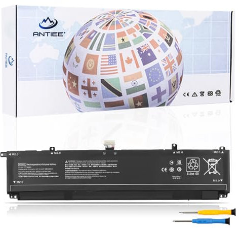 ANTIEE WK06XL Batterie pour HP OMEN 16-b 16-c 16-k 16-n 16-WF 17-CK 16-b0000 16-b1000 16-c0xxx 16-c0000 16-k0000 16-n0000 16-wf0000 16-wf1000 17-ck0000 HSTNN-WB0C HSTNN-OB2I M41640-CD1 83Wh
