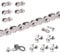 KSOIQPU 5 Paare kettenschloss fahrradkette fahrradkette 11 fach wiederverwendbare silber stahl roller chain connecting links quick link Kette Wiederverwendbare Silber Stahl Bike Chain Link