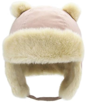 Generisch Baby Wintermütze Kinder Fliegermütze mit Ohrenklappen Pilot Cap Newborn Trapper Hut Winter Warm Babymütze für Jungen Mädchen Babys von 0-6 Jahren